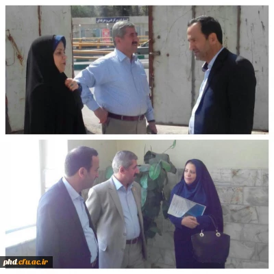 باز دید دکتر کیانی معاونت نظارت و ارزیابی عملکرد دانشگاه فرهنگیان از پردیس شهید هاشمی نژاد