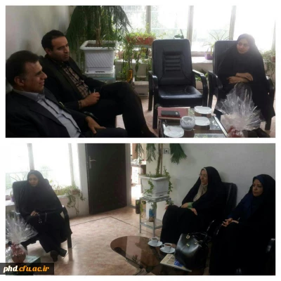 دیدار سرپرست محترم پردیس  و هیئت همراه  با رئیس هیات پزشکی ورزشی خراسان به مناسبت هفته سلامت