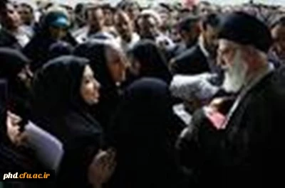 دیدار معلمان و دانشجو معلمان با حضرت آیت الله خامنه ای(مدظله العالی) رهبر انقلاب اسلامی به مناسبت بزرگداشت مقام معلم