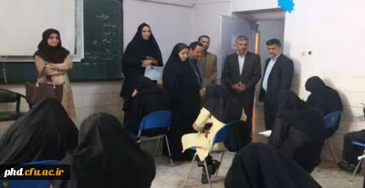 باز دید مدیریت امور پردیس های استان از حوزه امتحانی پردیس شهید هاشمی نژاد