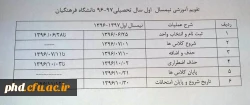 برنامه آموزشی 1396-97