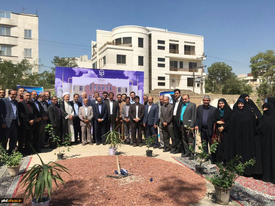 مراسم کلنگ ز نی احداث پروژه آموزشی و رفاهی سرای دانشجویی کوثر پردیس شهید هاشمی نژاد،