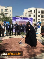 مراسم کلنگ ز نی احداث پروژه آموزشی و رفاهی سرای دانشجویی کوثر پردیس شهید هاشمی نژاد،