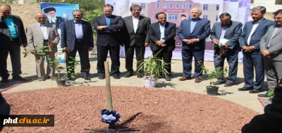 مراسم کلنگ ز نی احداث پروژه آموزشی و رفاهی سرای دانشجویی کوثر پردیس شهید هاشمی نژاد،