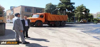 بازدید مدیریت امور پردیس های استان خراسان رضوی از روند فعالیت های  عمرانی وبهسازی وآماده سازی  پردیس شهید هاشمی نژاد