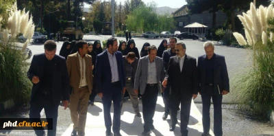 حضور  مهندس رشیدیان استاندار خراسان رضوی در پردیس شهید هاشمی نژاد در اولین روز شروع سال تحصیلی ۹۶-۹۷