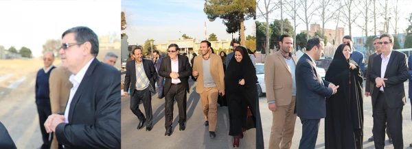 بازدید دکتر خنیفر از پردیس شهید بهشتی