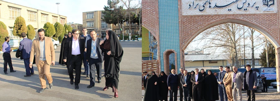 بازدید دکتر خنیفر از پردیس شهید بهشتی