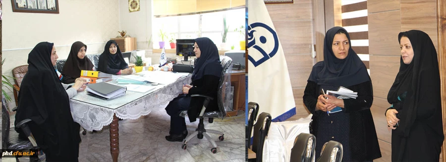 باز دید بازرس نظارت وارزیابی سازمان مرکزی دانتشگاه فرهنگیان ازپردیس شهید هاشمی نژاد