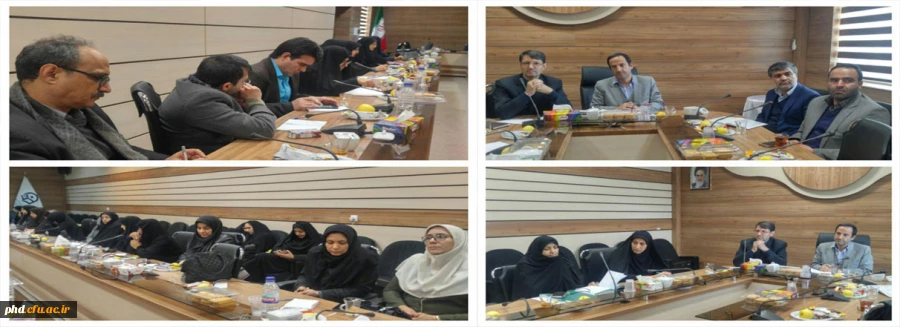 نشست اساتید پردیس شهید هاشمی نژاد با حضور مسئولین استانی  دانشگاه فرهنگیان