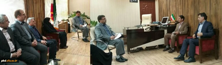 دیدار سرپرست امور پردیس های دانشگاه فرهنگیان خراسان رضوی با مدیر کل و معاونت پژوهش، برنامه ریزی  نیروی انسانی  آموزش و پرورش خراسان رضوی