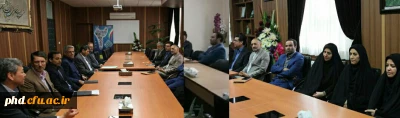 دیدار مسئولین دانشگاه فرهنگیان خراسان رضوی  با مدیرکل توسعه، تجهیز و نوسازی مدارس خراسان رضوی