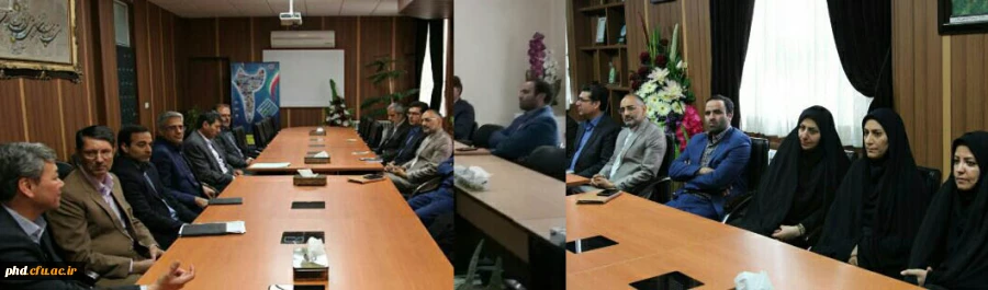 دیدار مسئولین دانشگاه فرهنگیان خراسان رضوی  با مدیرکل توسعه، تجهیز و نوسازی مدارس خراسان رضوی