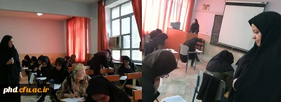 بازدید سرپرست پردیس شهید هاشمی نژاد از حوزه برگزاری امتحانات پایان ترم