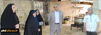 بازدید دکتر علی نژاد معاونت دانشجویی دانشگاه فرهنگیان از پردیس شهید هاشمی نژاد