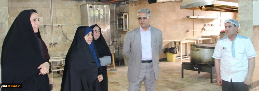 بازدید دکتر علی نژاد معاونت دانشجویی دانشگاه فرهنگیان