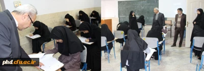 بازدید معاونت آموزشی دانشگاه فرهنگیان استان از روند برگزاری امتحانات پایان ترم پردیس شهید هاشمی نژاد