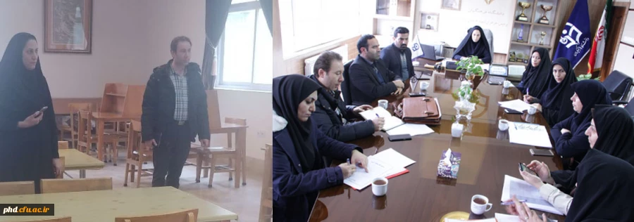 بازدید هیِات نظارت و ارزیابیِ  علوم، تحقیقات و فناوری استان از پردیس شهید هاشمی نژاد