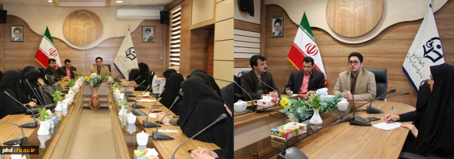 برگزاری نشست هم اندیشی مشاور مدیر کل آموزش و پرورش خراسان رضوی در امور جوانان در پردیس شهید هاشمی نژاد