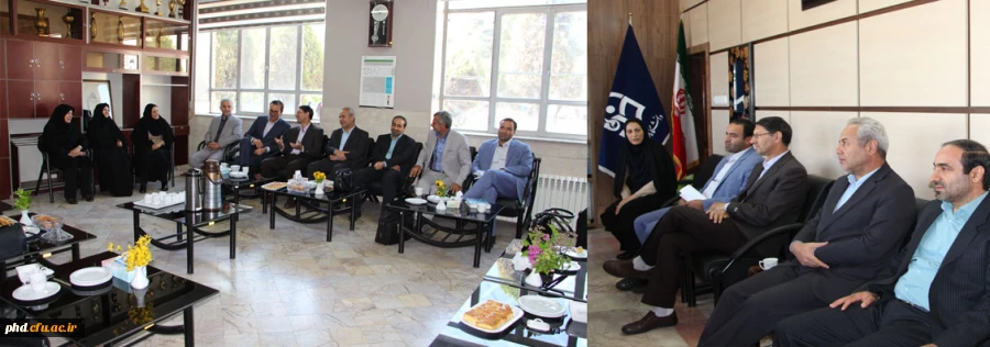 دیدار نوروزی  سرپرست دانشگاه فرهگیان استان خراسان با اساتید وکارکنان پردیس شهیدهاشمی نژاد
