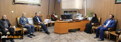 دیدار سرپرست پردیس با مدیرکل نوسازی ،تجهیز وتوسعه مدارس استان خراسان رضوی