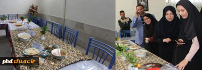 برگزاری جشنواره غذا به مناسبت هفته سلامت و نشاط