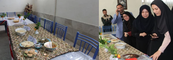 برگزاری جشنواره غذا به مناسبت هفته سلامت و نشاط