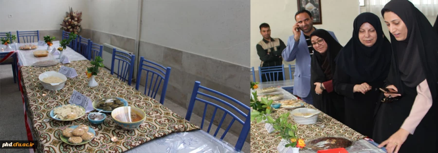 برگزاری جشنواره غذا به مناسبت هفته سلامت و نشاط