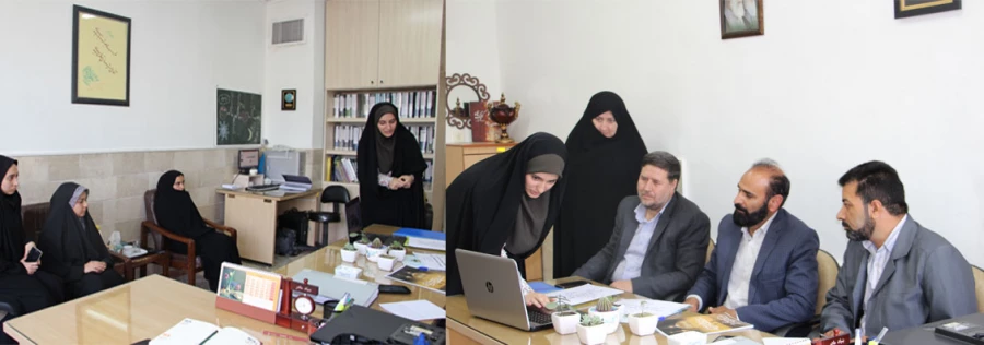 بازدید کارشناسان  فرهنگی سازمان مرکزی دانشگاه فرهنگیان از پردیس شهید هاشمی نژاد وارزیابی فعالبت های فرهنگی ، هنری این  پردیس