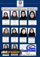 زمانبندی فعالیت های انتخابات شورای صنفی اردیبهشت ماه 98