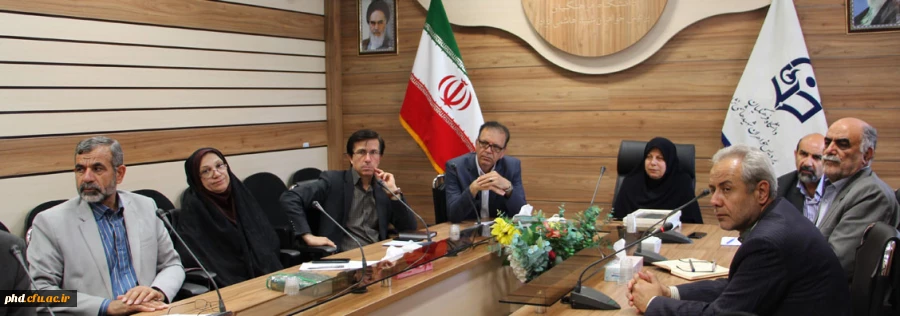 جلسه اساتید با دانشجو معلمان