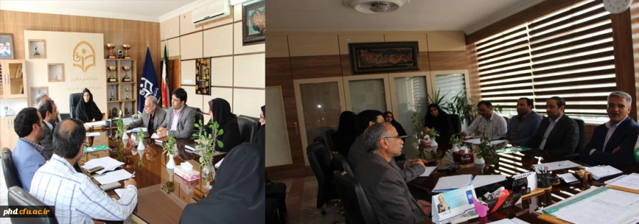 برگزاری جلسه کمیته استانی  نظارت بر برنامه های غذایی و وضعیت سلف های سرویس دانشجویی  دانشگاه فرهنگیان در پردیس شهید هاشمی نژاد