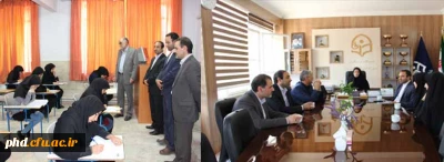بازدید معاونت توسعه منابع وامور دانشجویی  امور پردیس های استان از حوزه امتحانی پردیس شهید هاشمی نژاد
