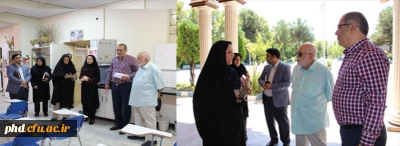 بازدید خیرین از امکانات وظرفیت ها های پردیس شهید هامشی نژاد