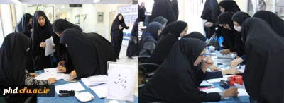 مراحل مصاحبه پذیرفته شدگان چندبرابر ظرفیت ورود به دانشگاه فرهنگیان -سال 98 درپردیس شهید هاشمی نژاد آغاز شد .