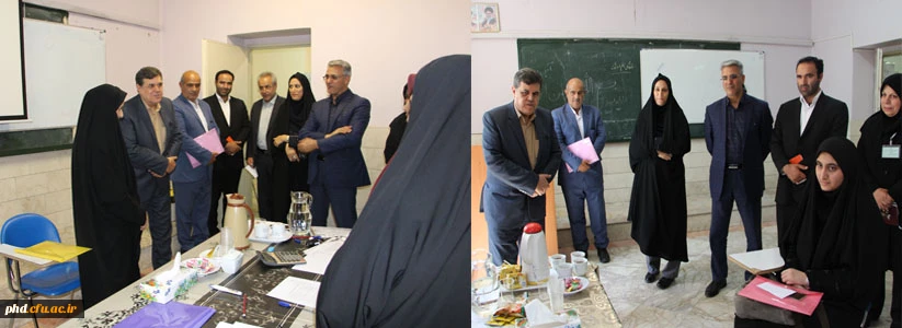 از حوزه برگزاری  مصاحبه و گزینش پذیرفته شدگان چند برابر ظرفیت دانشگاه فرهنگیان در پردیس شهید هاشمی نژاد مشهد  2