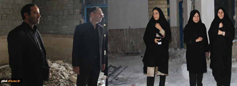 از عملیات احداث پروژه سرای دانشجویی کوثر پردیس شهید هاشمی نژاد 2