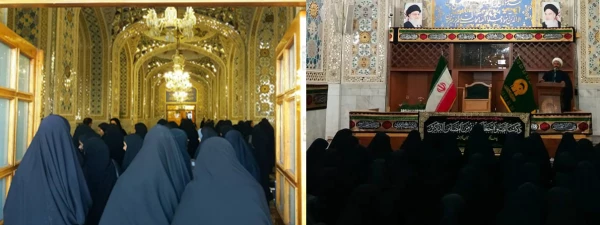  دانشجو معلمان جدید الورد  به حرم مطهر رضوی مشرف شدند . 3