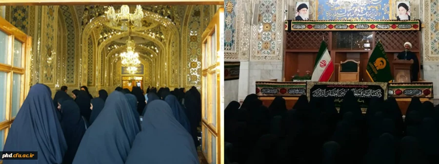  دانشجو معلمان جدید الورد  به حرم مطهر رضوی مشرف شدند . 3