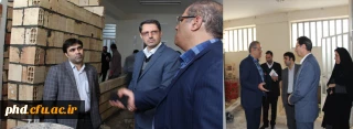 بازدید سرپرست مدیریت امور پردیس های استان خراسان رضوی از عملیات افزایش بنا و ساخت سرویس بهداشتی در سرای دانشجویی نرجس