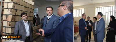 بازدید سرپرست مدیریت امور پردیس های استان خراسان رضوی از عملیات افزایش بنا و ساخت سرویس بهداشتی در سرای دانشجویی نرجس