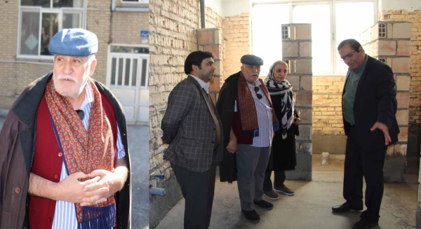 بازدید خیرین  و مدیریت امور پردیس های استان خراسان رضو ی از فعالیت های عمرانی پردیس شهید هاشمی نژاد 6