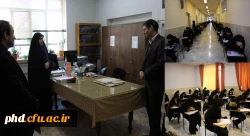 بازدید مدیریت امور پردیس های دانشگاه فرهنگیان استان از روند برگزاری امتحانات پایان ترم  در پردیس شهید هاشمی نژاد 2