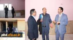 بازدید مسئولین دانشگاه فرهنگیان از سرای دانشجویی کوثر