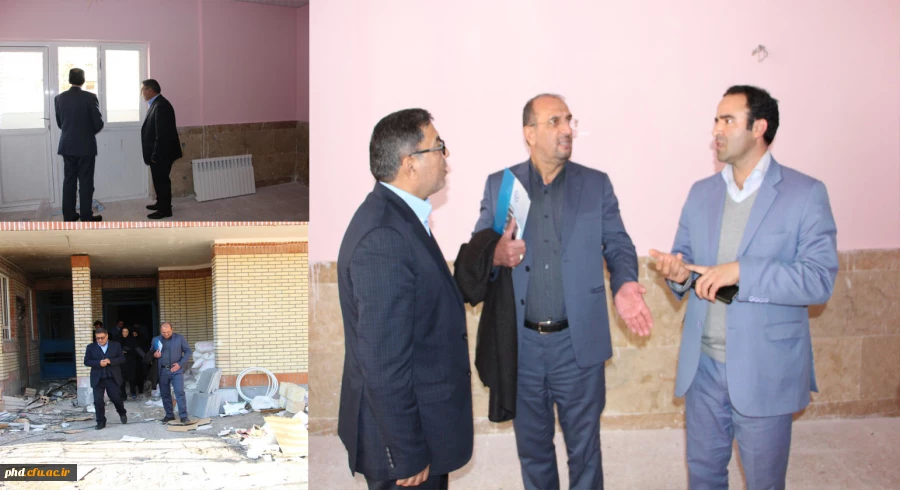 بازدید مسئولین سازمان مرکزی دانشگاه فرهنگیان کشور از عملیات اجرائی ساخت پروژه سرای دانشجویی کوثرپردیس شهید هاشمی نژاد  2