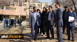 بازدید مسئولین سازمان مرکزی دانشگاه فرهنگیان کشور از عملیات اجرائی ساخت پروژه سرای دانشجویی کوثرپردیس شهید هاشمی نژاد  3
