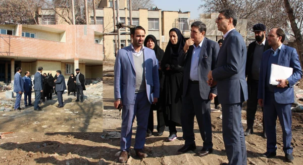 بازدید مسئولین سازمان مرکزی دانشگاه فرهنگیان کشور از عملیات اجرائی ساخت پروژه سرای دانشجویی کوثرپردیس شهید هاشمی نژاد  3