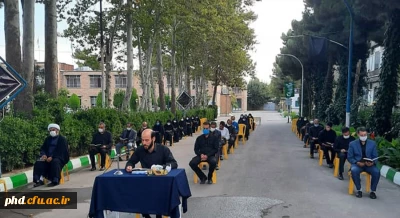 در ششمین روز از ماه محرم الحرام در پردیس شهید هاشمی نژاد برگزارشد 

قرائت زیارت عاشورا با حضور ریاست دانشگاه فرهنگیان استان ومسئول دفتر نهاد نمایندگی مقام معظم رهبری 