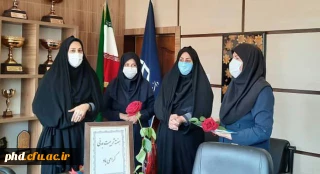 تجلیل از زحمات اساتید گروه تربیت بدنی پردیس در هفته تربیت بدنی