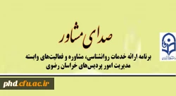 ارائه خدمات روانشناسی با عنوان صدای مشاور 2